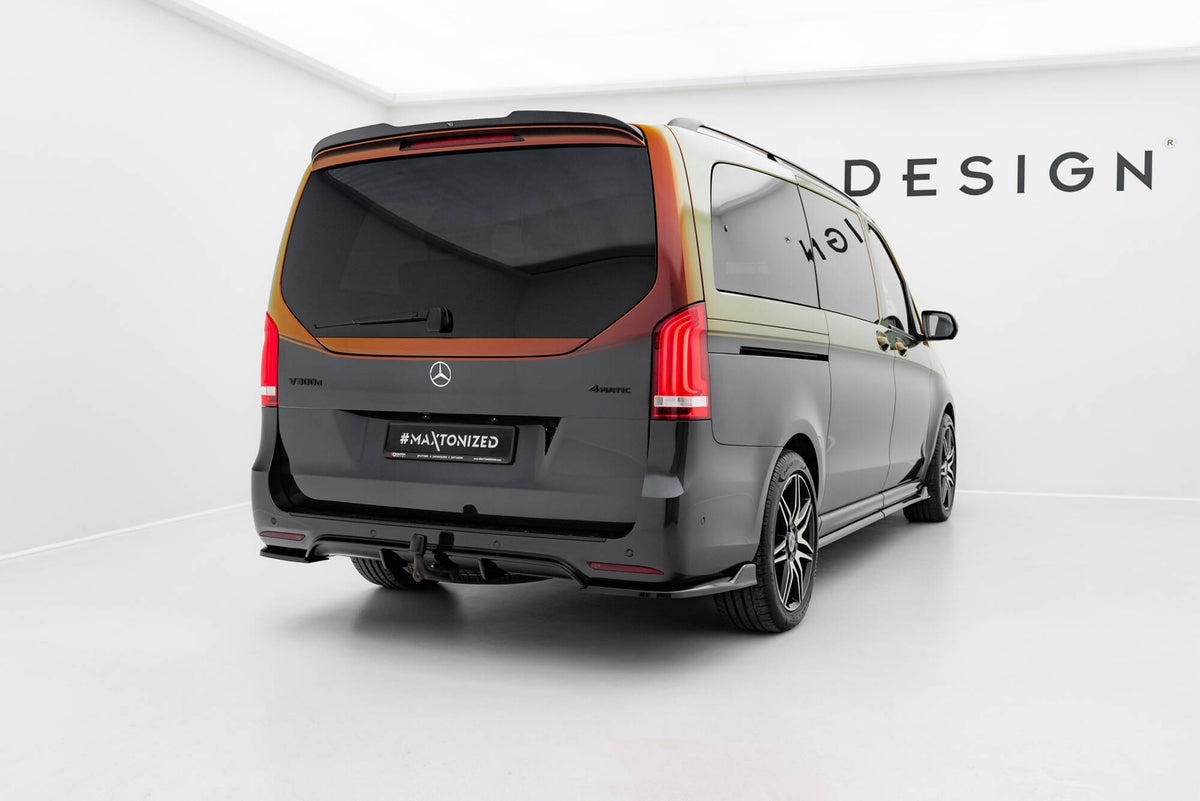 Frontspoiler Lippe, Seitenschweller, Heckdiffusor Mercedes-Benz V-Class Long AMG-Line W447 Facelift