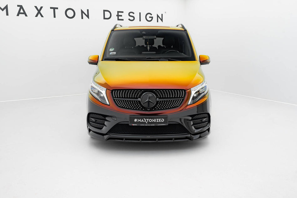 Frontspoiler Lippe, Seitenschweller, Heckdiffusor Mercedes-Benz V-Class Long AMG-Line W447 Facelift
