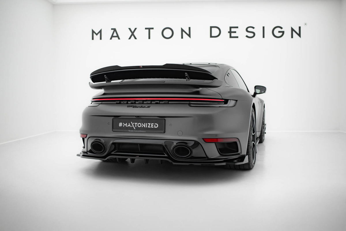 Frontspoiler Lippe, Seitenschweller und Heckdiffusor Satz Porsche 911 Turbo S Sport Package 992