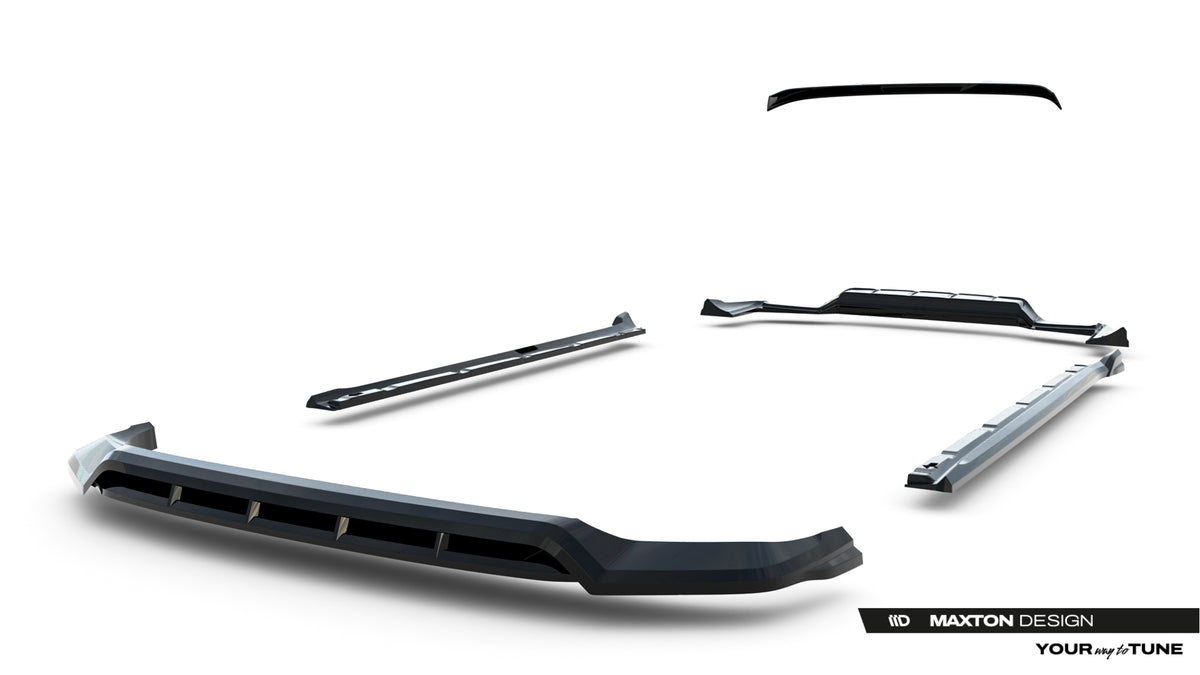 Frontspoiler Lippe, Seitenschweller, Heckdiffusor Porsche Cayenne SUV MK3 Facelift