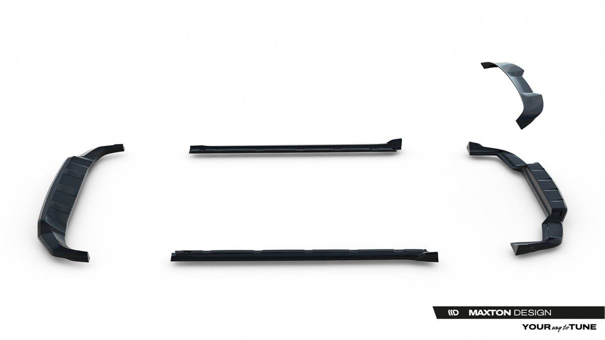 Frontspoiler Lippe, Seitenschweller, Heckdiffusor Porsche Cayenne SUV MK3 Facelift
