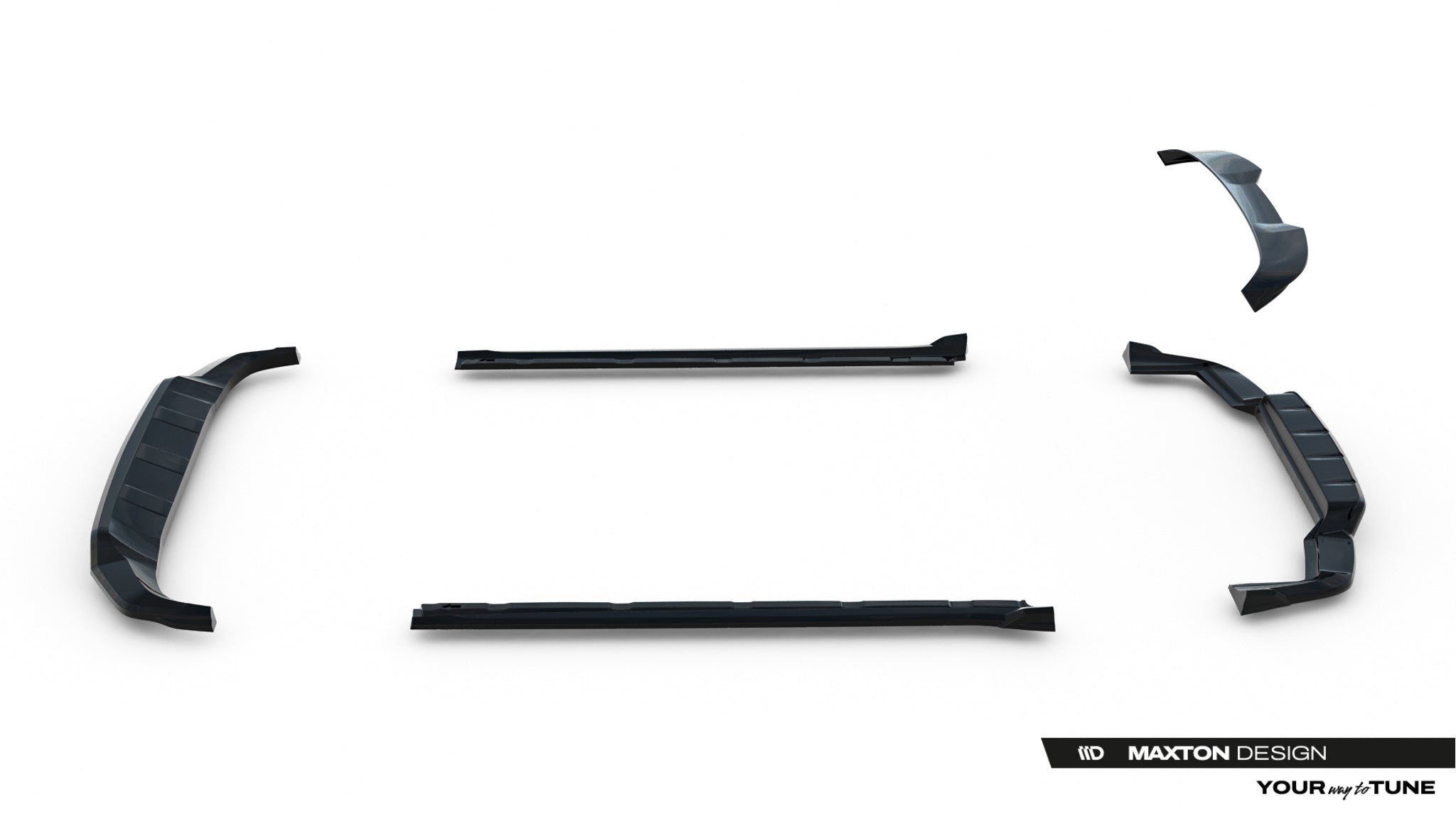 Frontspoiler Lippe, Seitenschweller, Heckdiffusor Porsche Cayenne SUV MK3 Facelift
