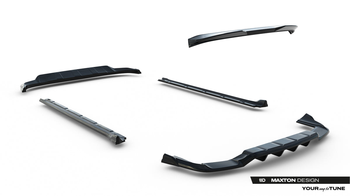 Frontspoiler Lippe, Seitenschweller, Heckdiffusor Porsche Cayenne SUV MK3 Facelift