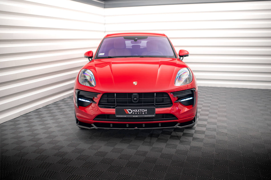 Frontspoiler Lippe und Seitenschweller Porsche Macan GTS / Sport Design Mk1 Facelift