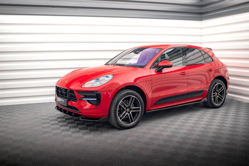 Frontspoiler Lippe und Seitenschweller Porsche Macan GTS / Sport Design Mk1 Facelift