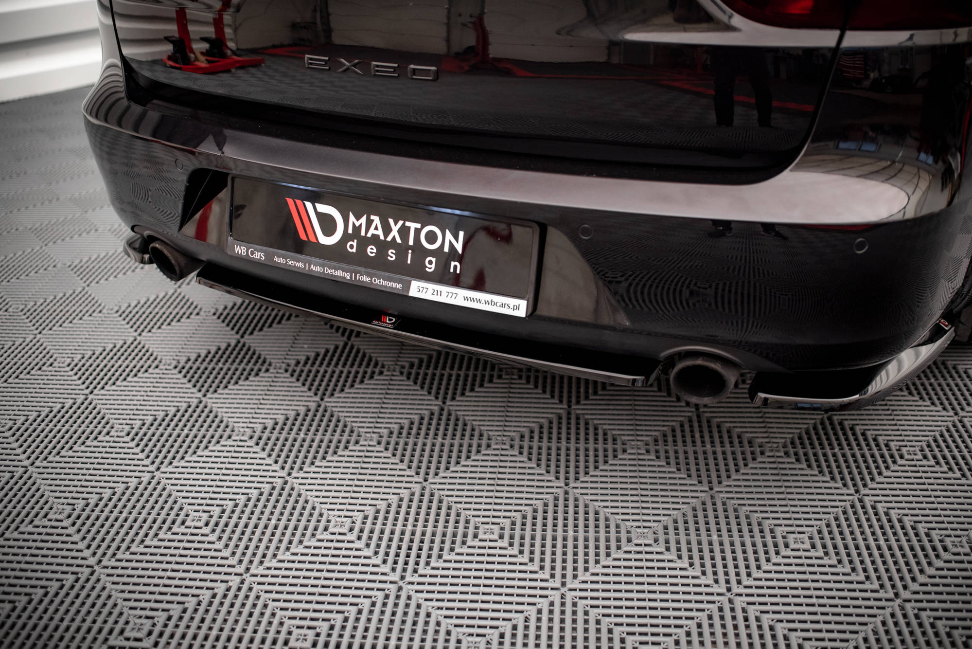 Frontspoiler Lippe, Seitenschweller, Heckdiffusor Seat Exeo Sedan 2008 - 2013