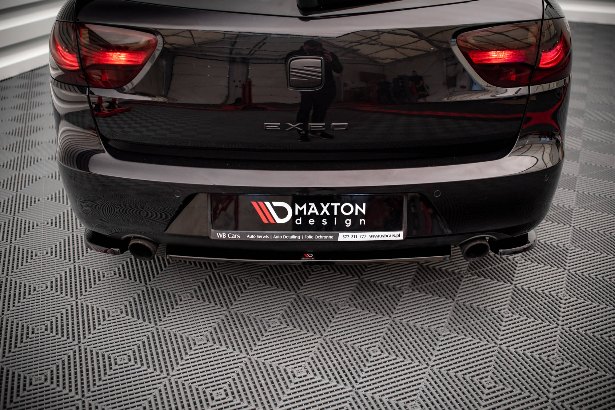 Frontspoiler Lippe, Seitenschweller, Heckdiffusor Seat Exeo Sedan 2008 - 2013