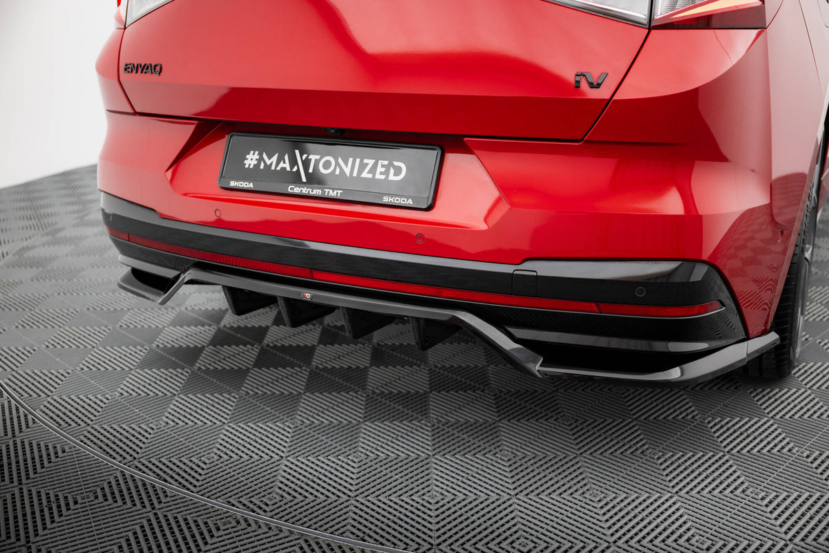 Frontspoiler Lippe, Seitenschweller und Heckdiffusor Skoda Enyaq Coupe iV RS