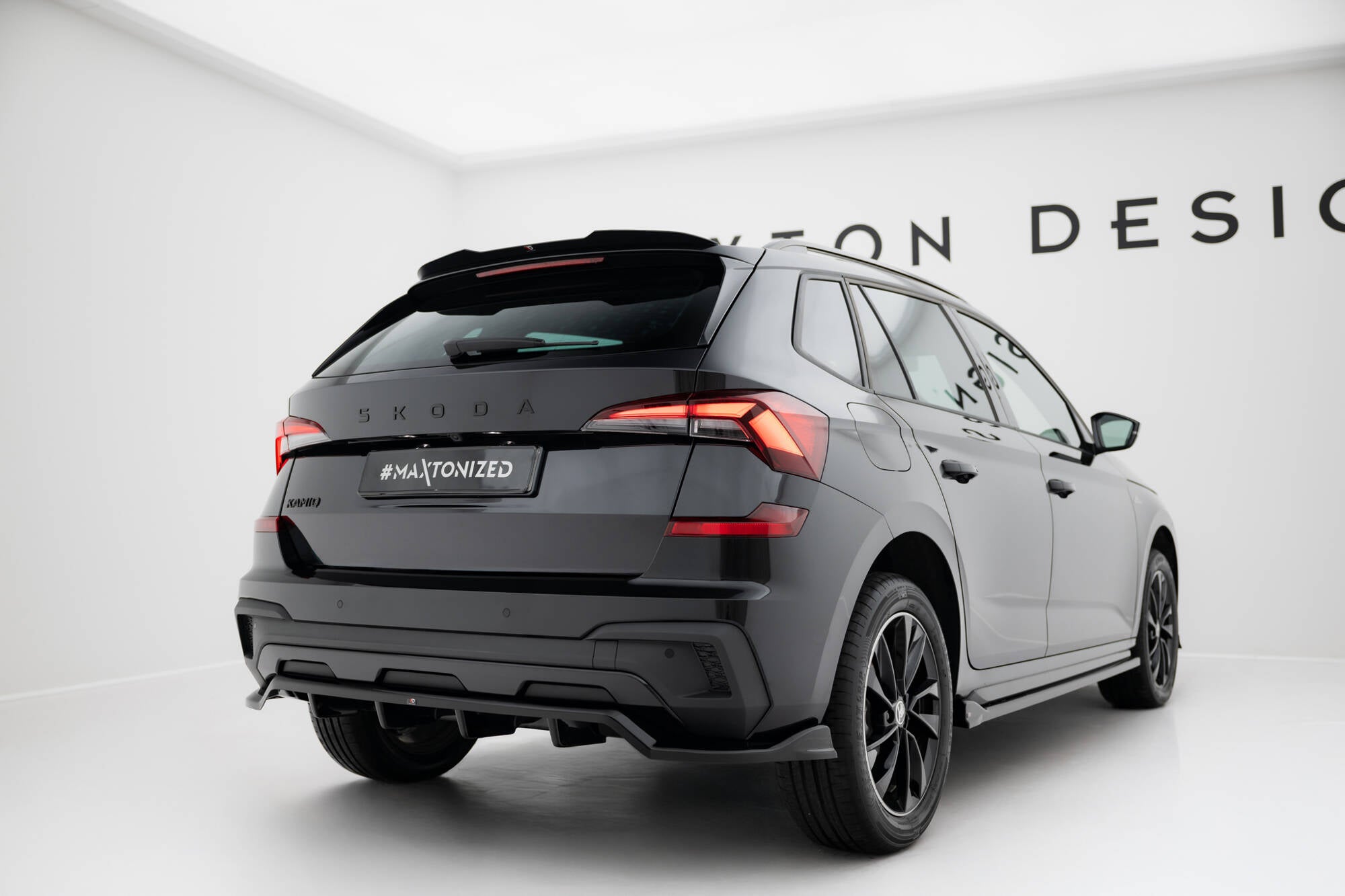 Frontspoiler Lippe, Seitenschweller und Heckdiffusor Skoda Kamiq Monte Carlo Mk1 Facelift