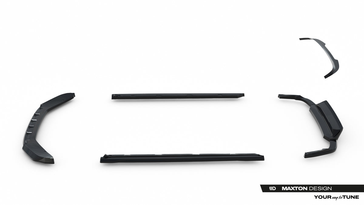 Frontspoiler Lippe, Seitenschweller, Heckdiffusor Skoda Kodiaq RS MK1 Facelift