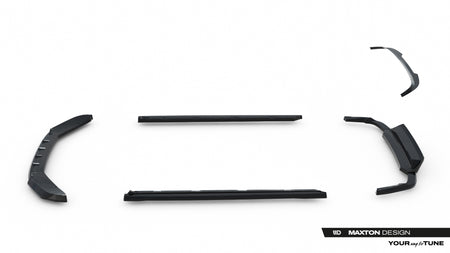 Frontspoiler Lippe, Seitenschweller, Heckdiffusor Skoda Kodiaq RS MK1 Facelift