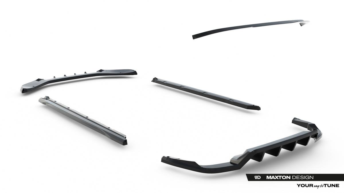 Frontspoiler Lippe, Seitenschweller, Heckdiffusor Skoda Kodiaq RS MK1 Facelift