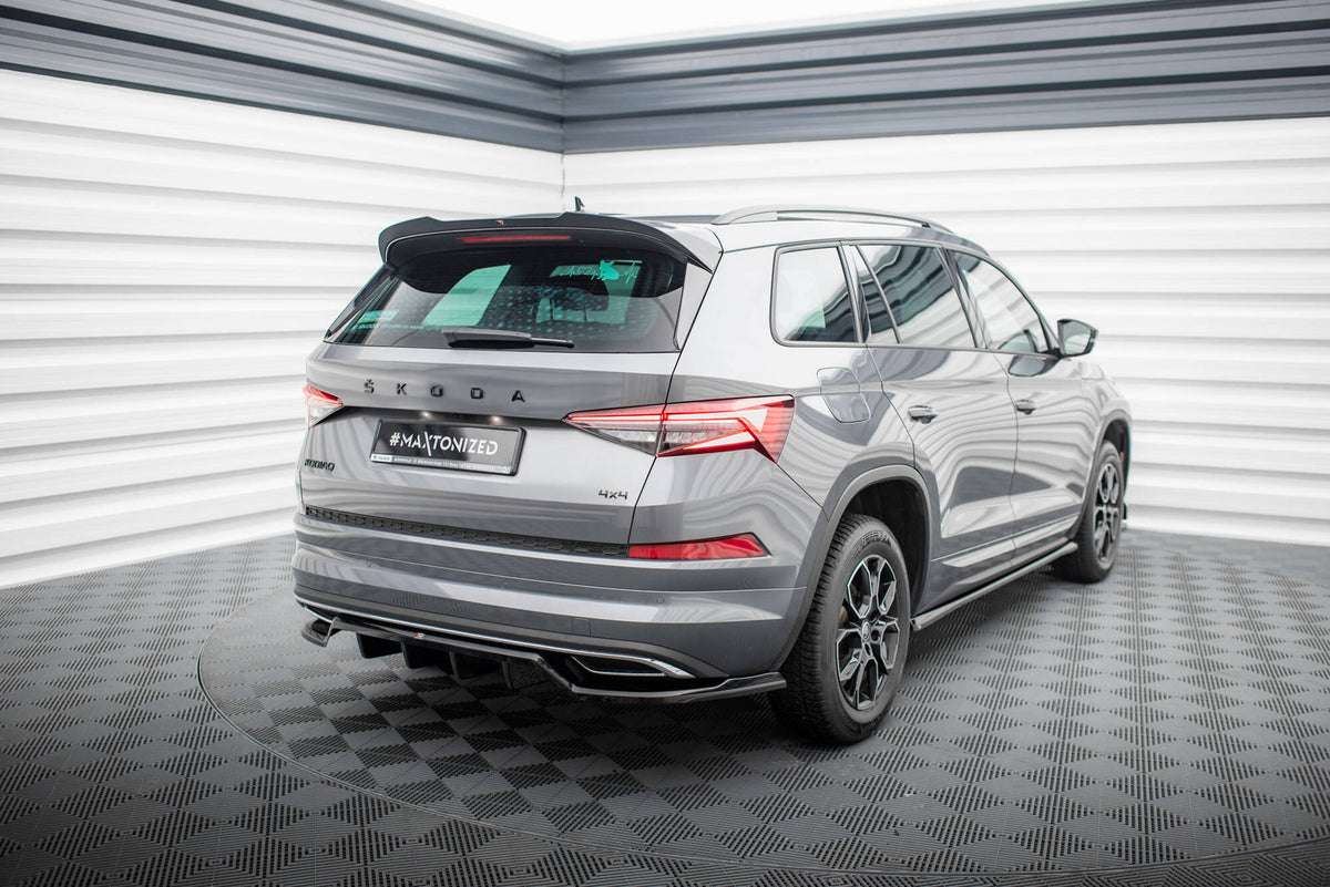 Frontspoiler Lippe, Seitenschweller und Heckdiffusor Skoda Kodiaq Sportline Mk1 Facelift