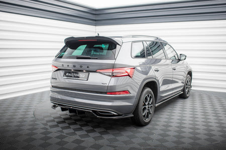 Frontspoiler Lippe, Seitenschweller und Heckdiffusor Skoda Kodiaq Sportline Mk1 Facelift