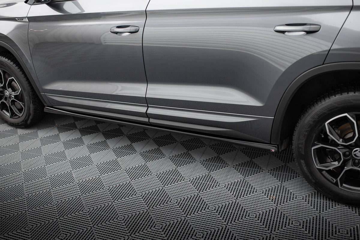 Frontspoiler Lippe, Seitenschweller und Heckdiffusor Skoda Kodiaq Sportline Mk1 Facelift