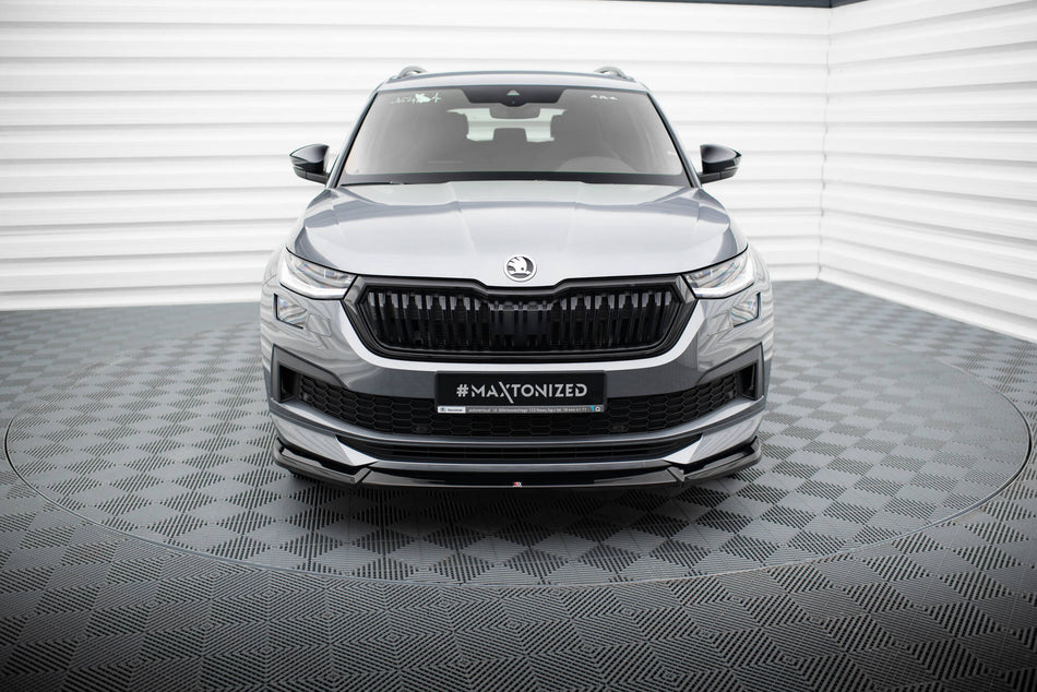 Frontspoiler Lippe, Seitenschweller und Heckdiffusor Skoda Kodiaq Sportline Mk1 Facelift