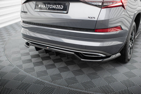 Frontspoiler Lippe, Seitenschweller und Heckdiffusor Skoda Kodiaq Sportline Mk1 Facelift