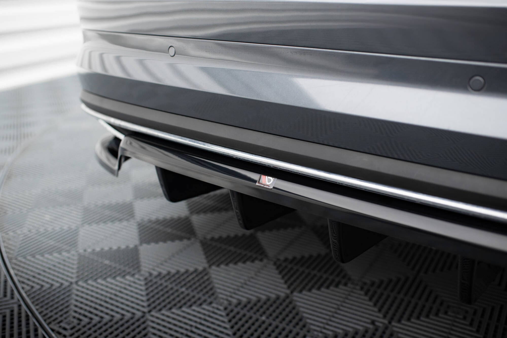 Frontspoiler Lippe, Seitenschweller und Heckdiffusor Skoda Kodiaq Sportline Mk1 Facelift