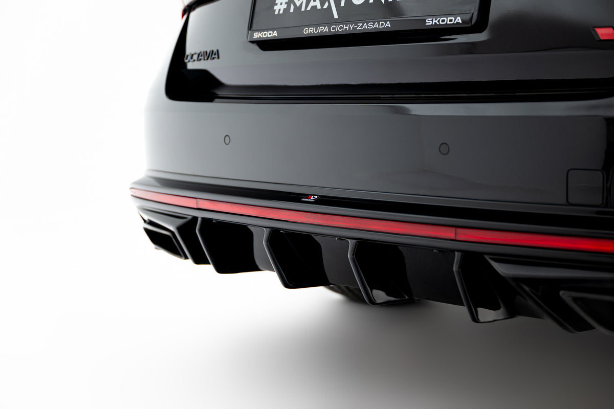 Frontspoiler Lippe, Seitenschweller, Heckdiffusor Skoda Octavia RS Liftback MK4 Facelift