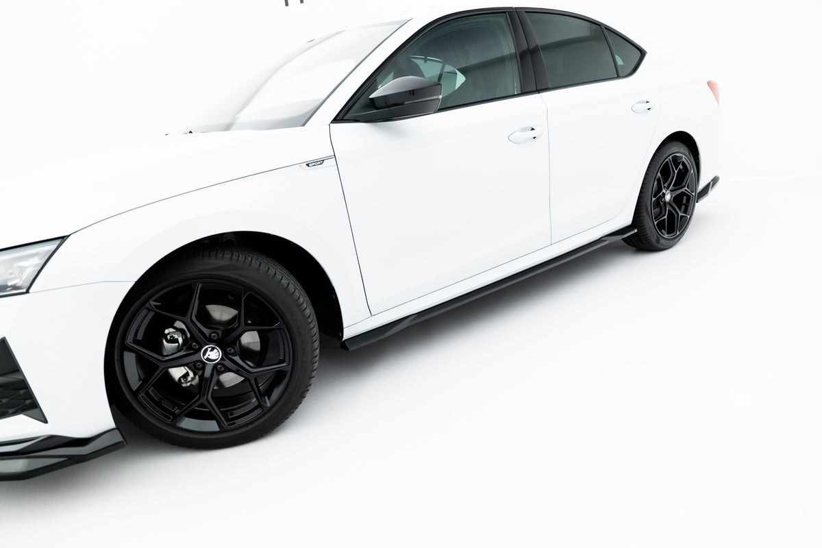 Frontspoiler Lippe, Seitenschweller, Heckdiffusor Skoda Octavia Sportline Liftback / Combi MK4 Facelift