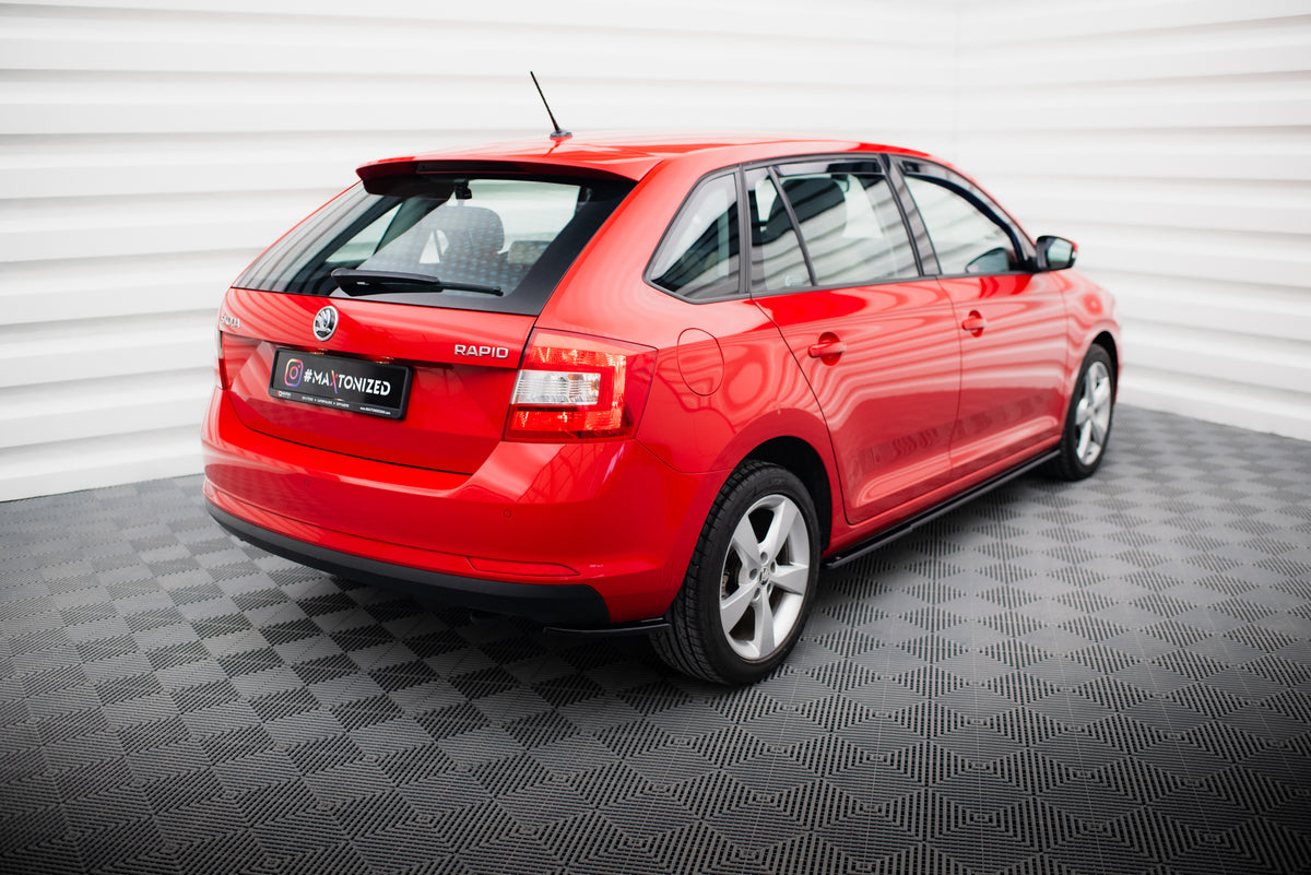 Frontspoiler Lippe, Seitenschweller, Heckdiffusor Skoda Rapid Spaceback