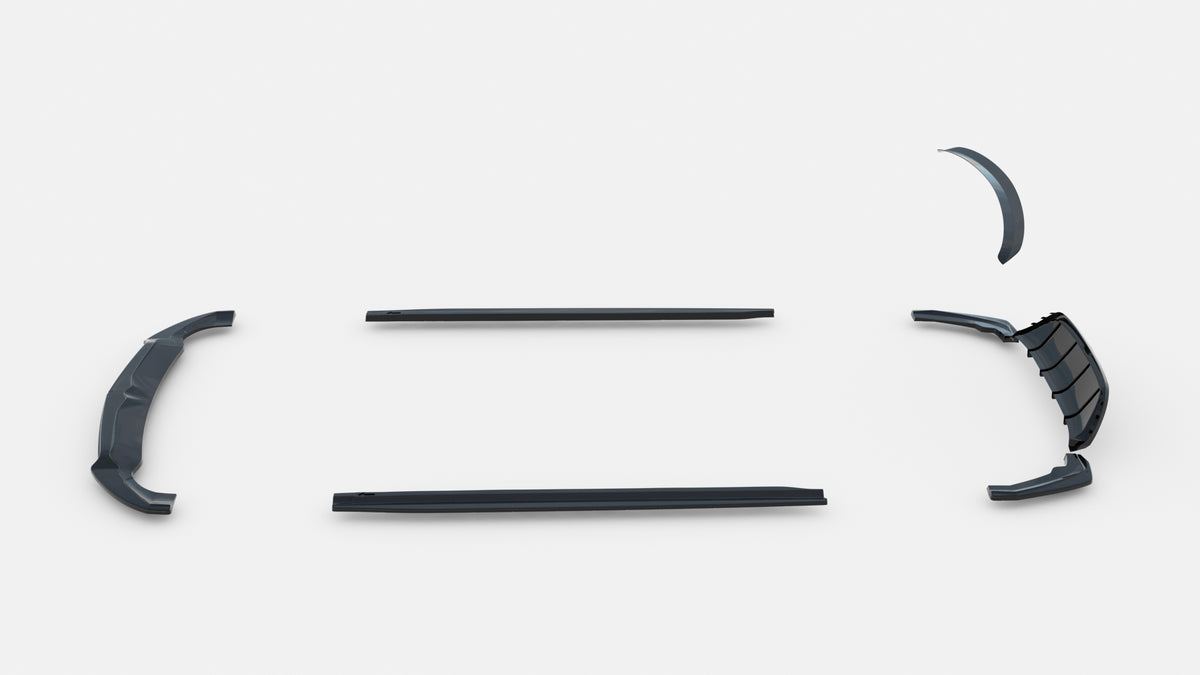 Frontspoiler Lippe, Seitenschweller, Heckdiffusor Skoda Scala MK1