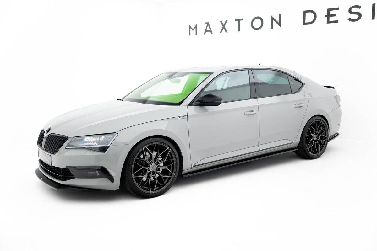 Frontspoiler Lippe, Seitenschweller, Heckdiffusor Skoda Superb Liftback MK3
