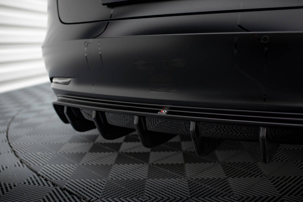 Frontspoiler Lippe, Seitenschweller und Heckdiffusor Satz Tesla Model 3