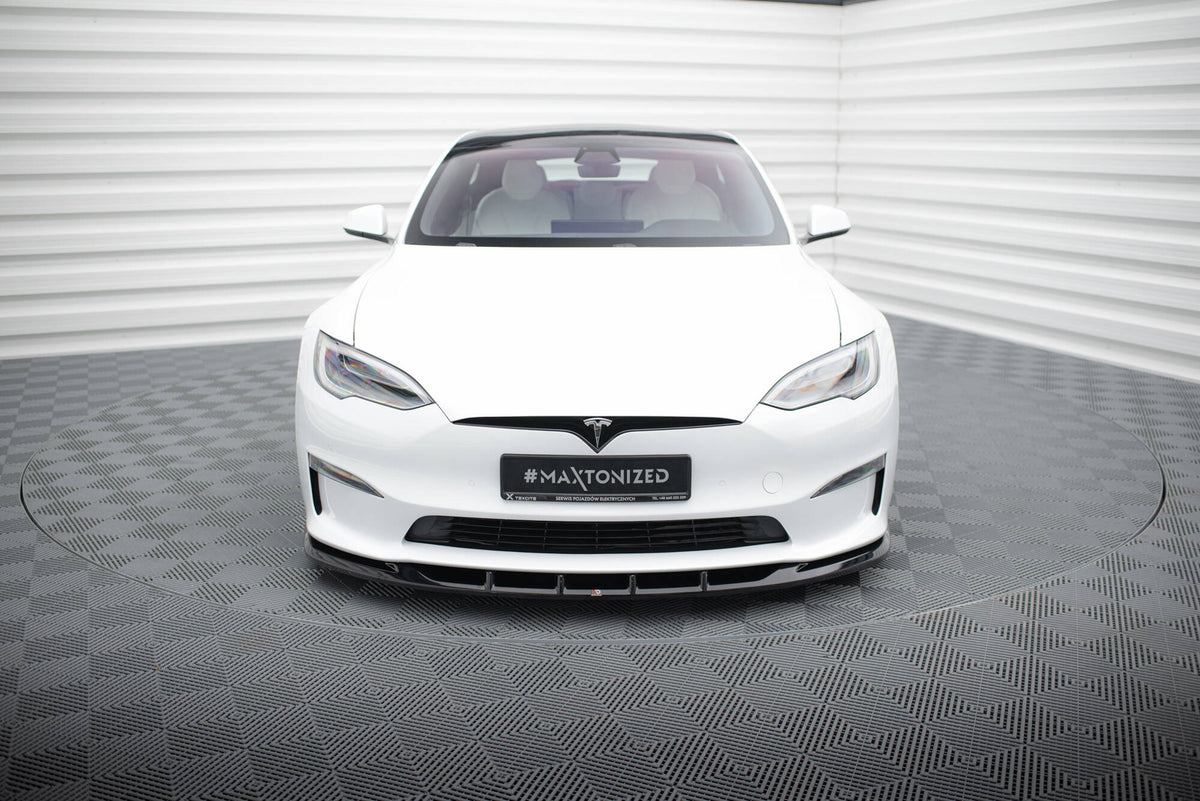 Frontspoiler Lippe, Seitenschweller und Heckdiffusor Satz Tesla Model S Plaid Mk1 Facelift