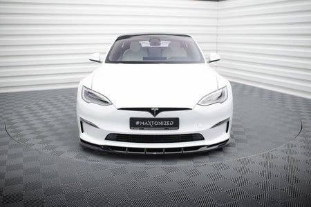 Frontspoiler Lippe, Seitenschweller und Heckdiffusor Satz Tesla Model S Plaid Mk1 Facelift
