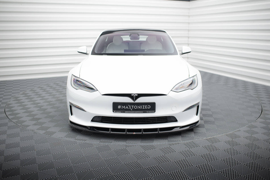 Frontspoiler Lippe, Seitenschweller und Heckdiffusor Satz Tesla Model S Plaid Mk1 Facelift