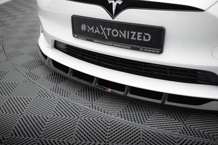 Frontspoiler Lippe, Seitenschweller und Heckdiffusor Satz Tesla Model S Plaid Mk1 Facelift