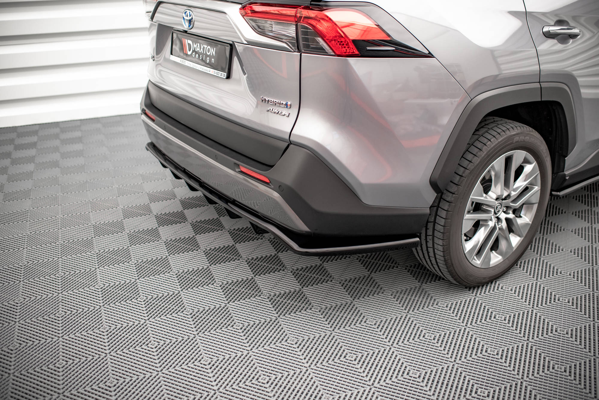Frontspoiler Lippe, Seitenschweller und Heckdiffusor Satz Toyota RAV4 Mk5