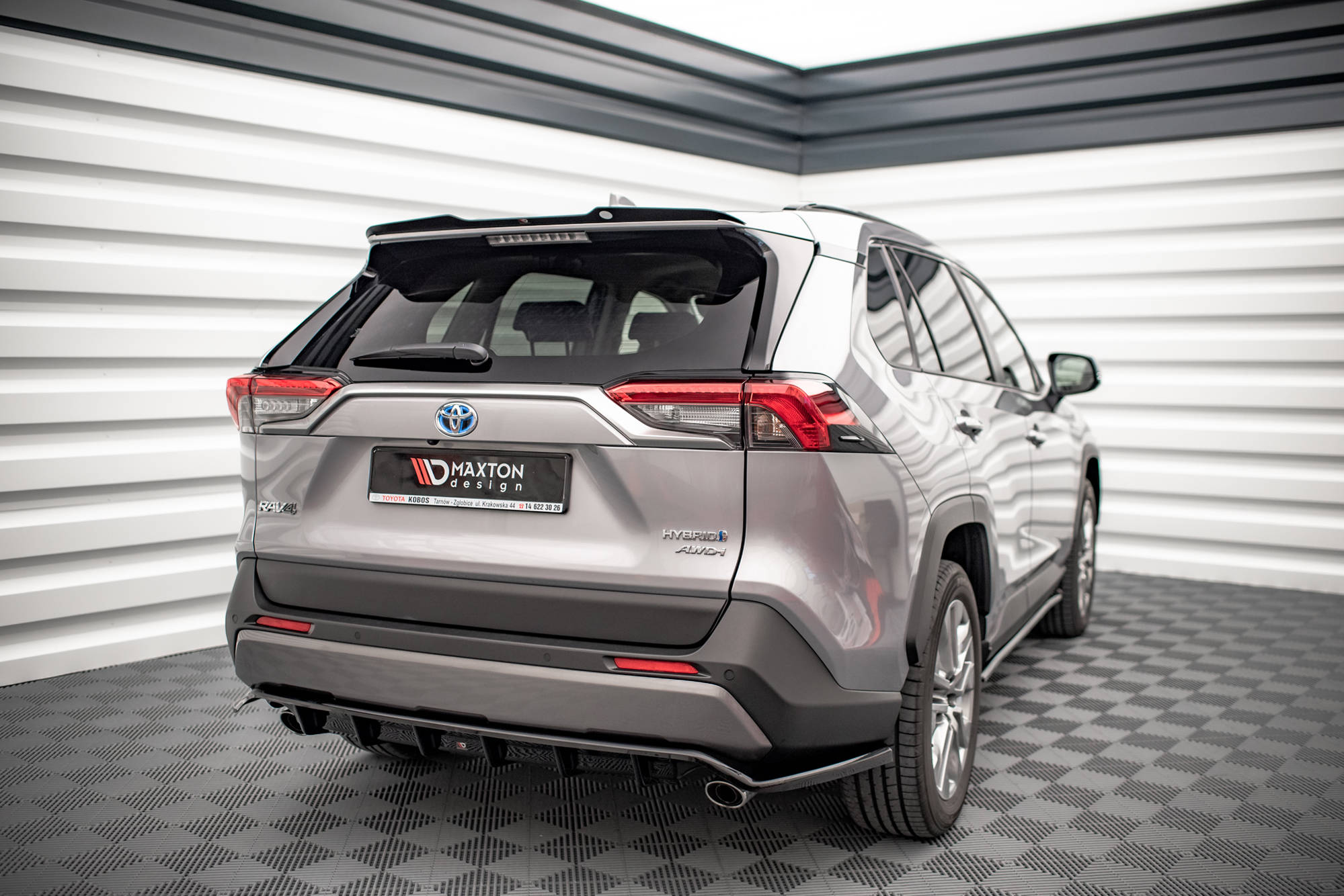 Frontspoiler Lippe, Seitenschweller und Heckdiffusor Satz Toyota RAV4 Mk5