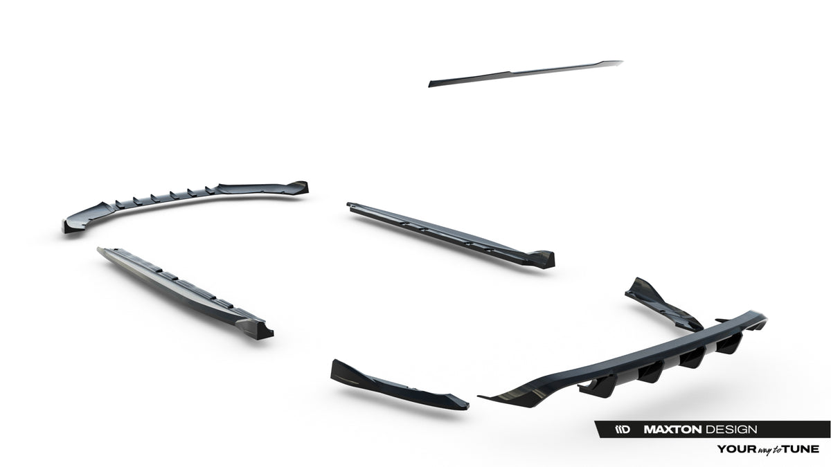 Frontspoiler Lippe, Seitenschweller, Heckdiffusor V.1 Cupra Leon ST MK1 Facelift