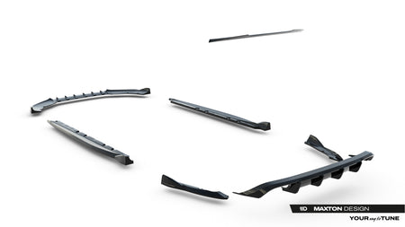 Frontspoiler Lippe, Seitenschweller, Heckdiffusor V.1 Cupra Leon ST MK1 Facelift