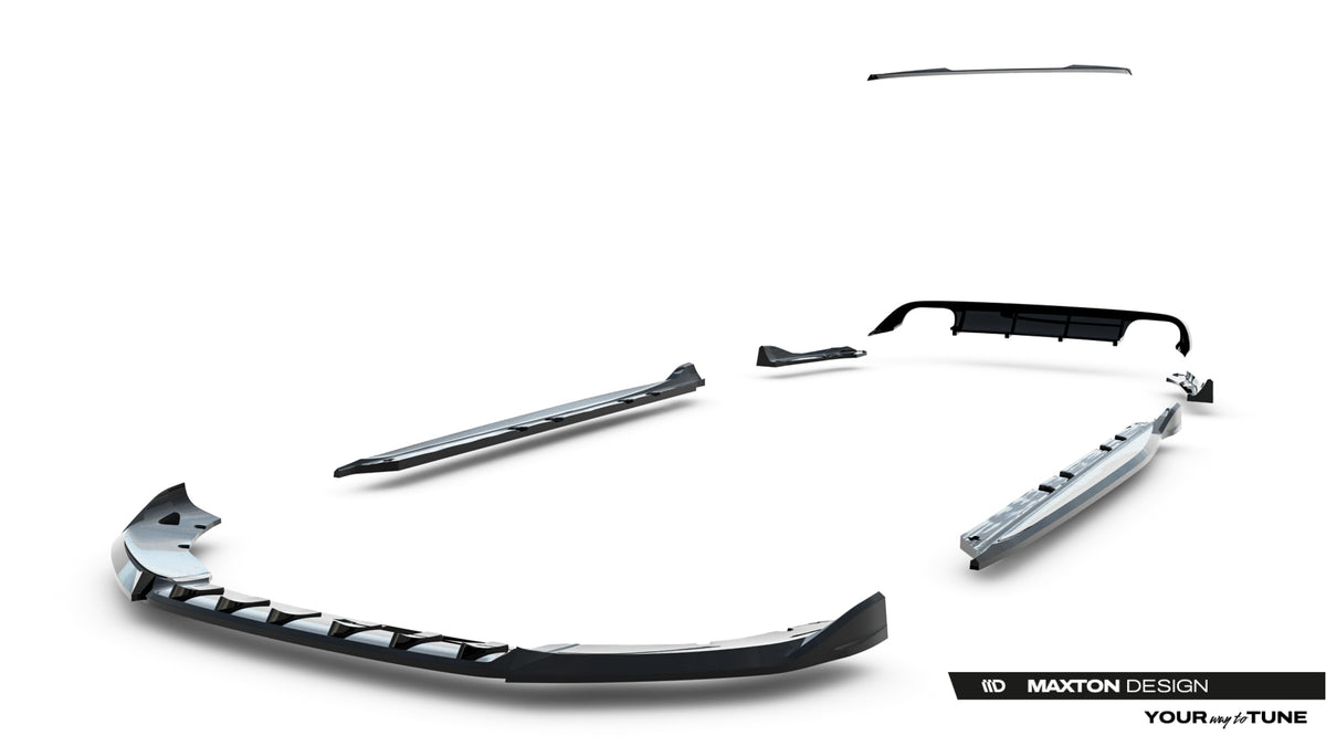 Frontspoiler Lippe, Seitenschweller, Heckdiffusor V.1 Cupra Leon ST MK1 Facelift