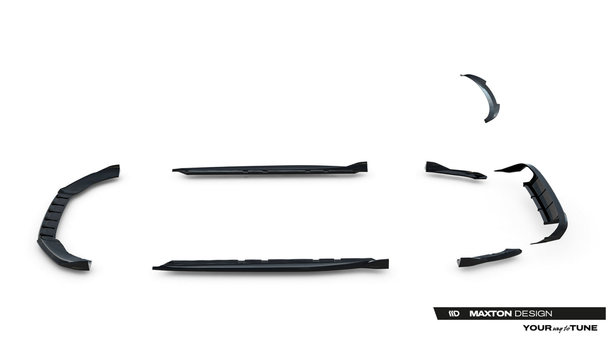 Frontspoiler Lippe, Seitenschweller, Heckdiffusor V.1 Cupra Leon ST MK1 Facelift