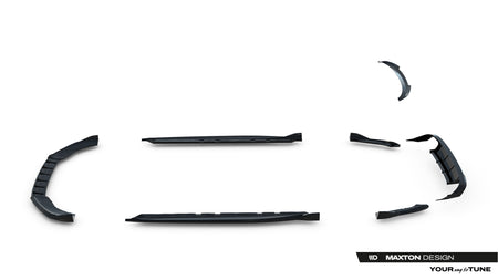 Frontspoiler Lippe, Seitenschweller, Heckdiffusor V.1 Cupra Leon ST MK1 Facelift