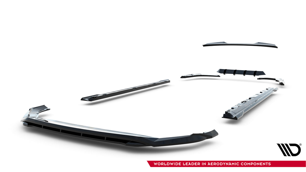 Frontspoiler Lippe, Seitenschweller, Heckdiffusor V.1 Skoda Superb Sedan MK4