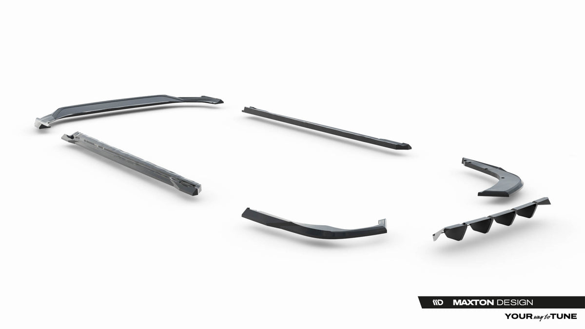 Frontspoiler Lippe, Seitenschweller, Heckdiffusor V.1 Skoda Superb Sportline MK4