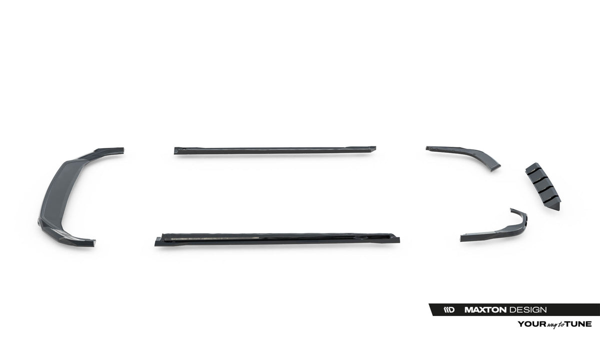 Frontspoiler Lippe, Seitenschweller, Heckdiffusor V.1 Skoda Superb Sportline MK4