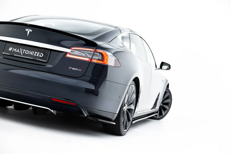 Frontspoiler Lippe, Seitenschweller, Heckdiffusor V.1 Tesla Model S MK1