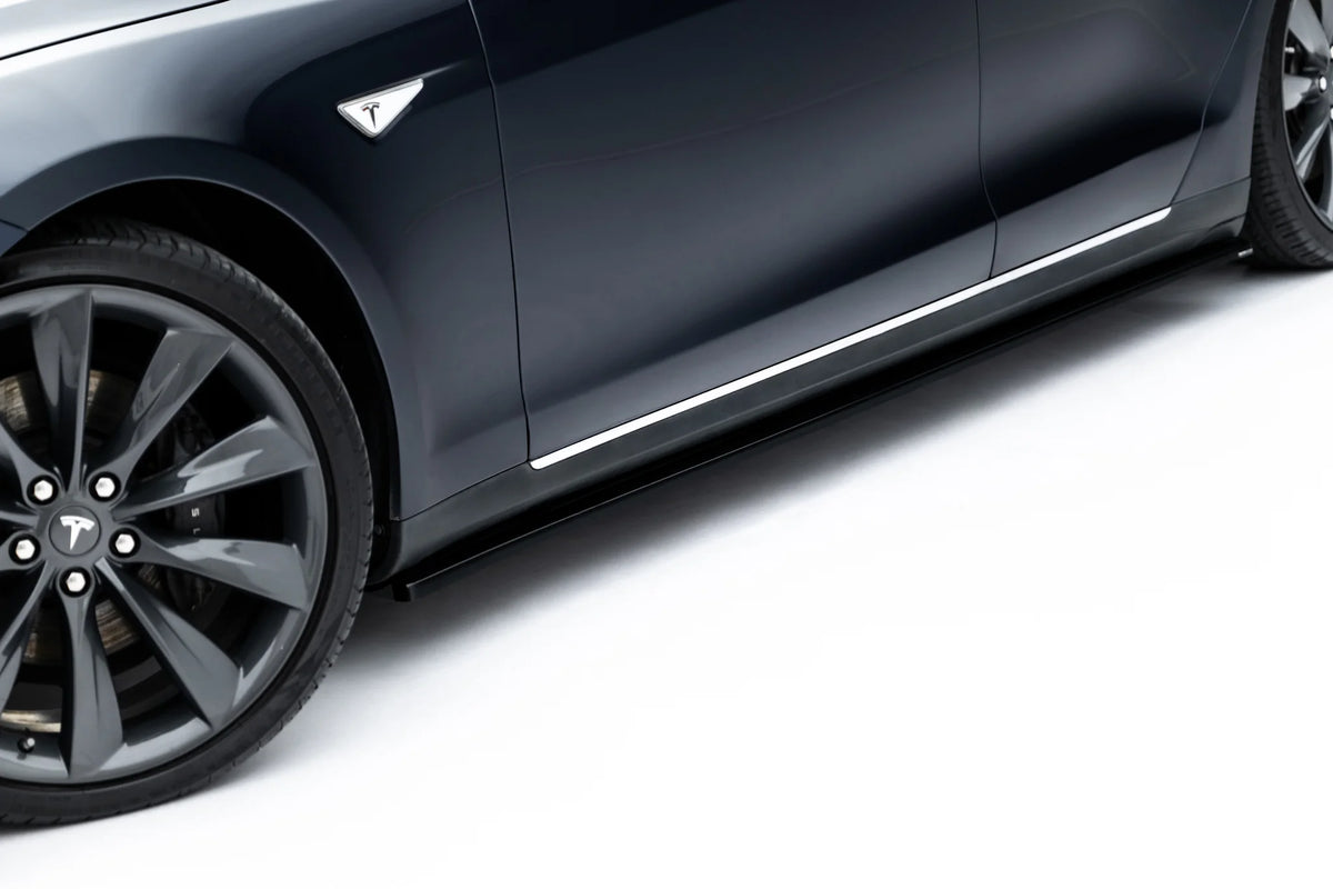 Frontspoiler Lippe, Seitenschweller, Heckdiffusor V.1 Tesla Model S MK1