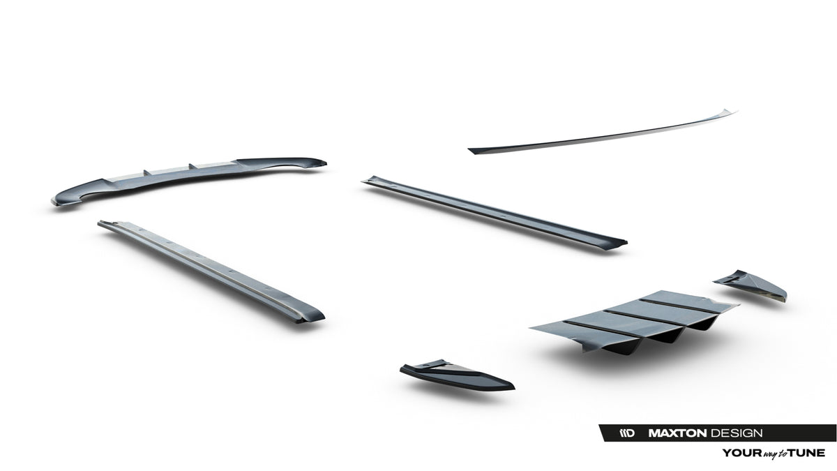 Frontspoiler Lippe, Seitenschweller, Heckdiffusor V.1 Tesla Model S MK1