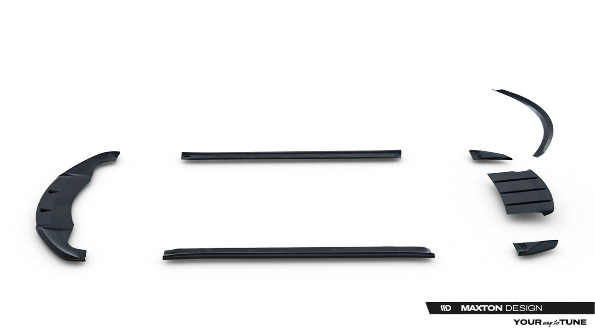 Frontspoiler Lippe, Seitenschweller, Heckdiffusor V.1 Tesla Model S MK1