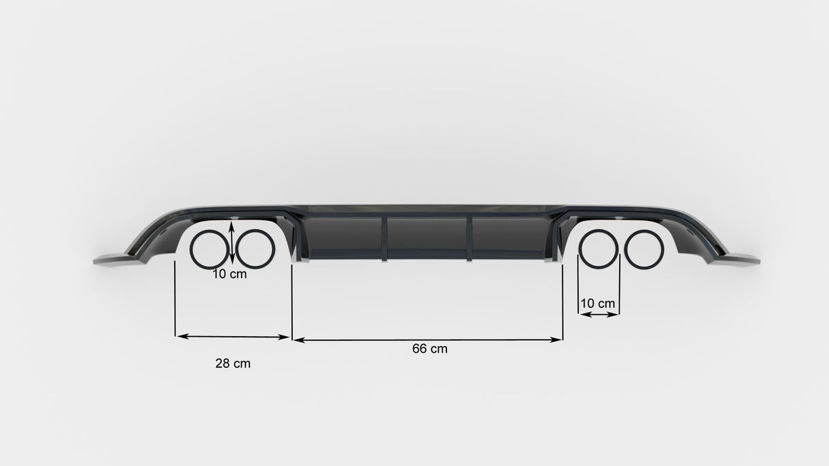 Frontspoiler Lippe V.1 Volkswagen Golf R Hatchback Mk7 Facelift