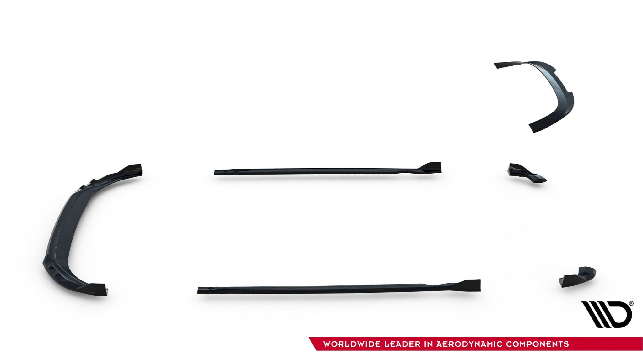Frontspoiler Lippe Satz V.1 Volkswagen Golf R Mk8 Facelift