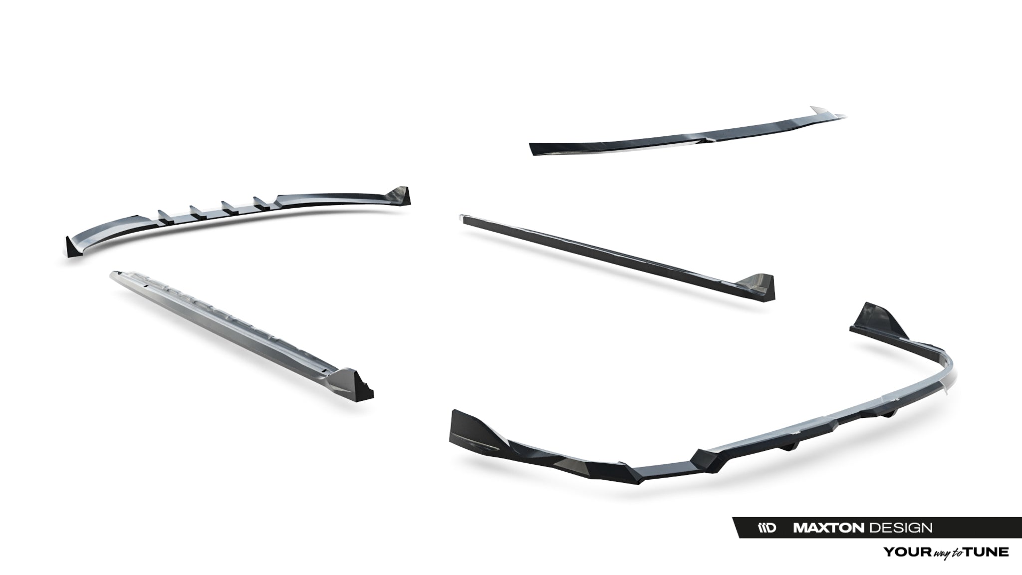Frontspoiler Lippe, Seitenschweller, Heckdiffusor V.2 Audi A6 S-Line Avant C9