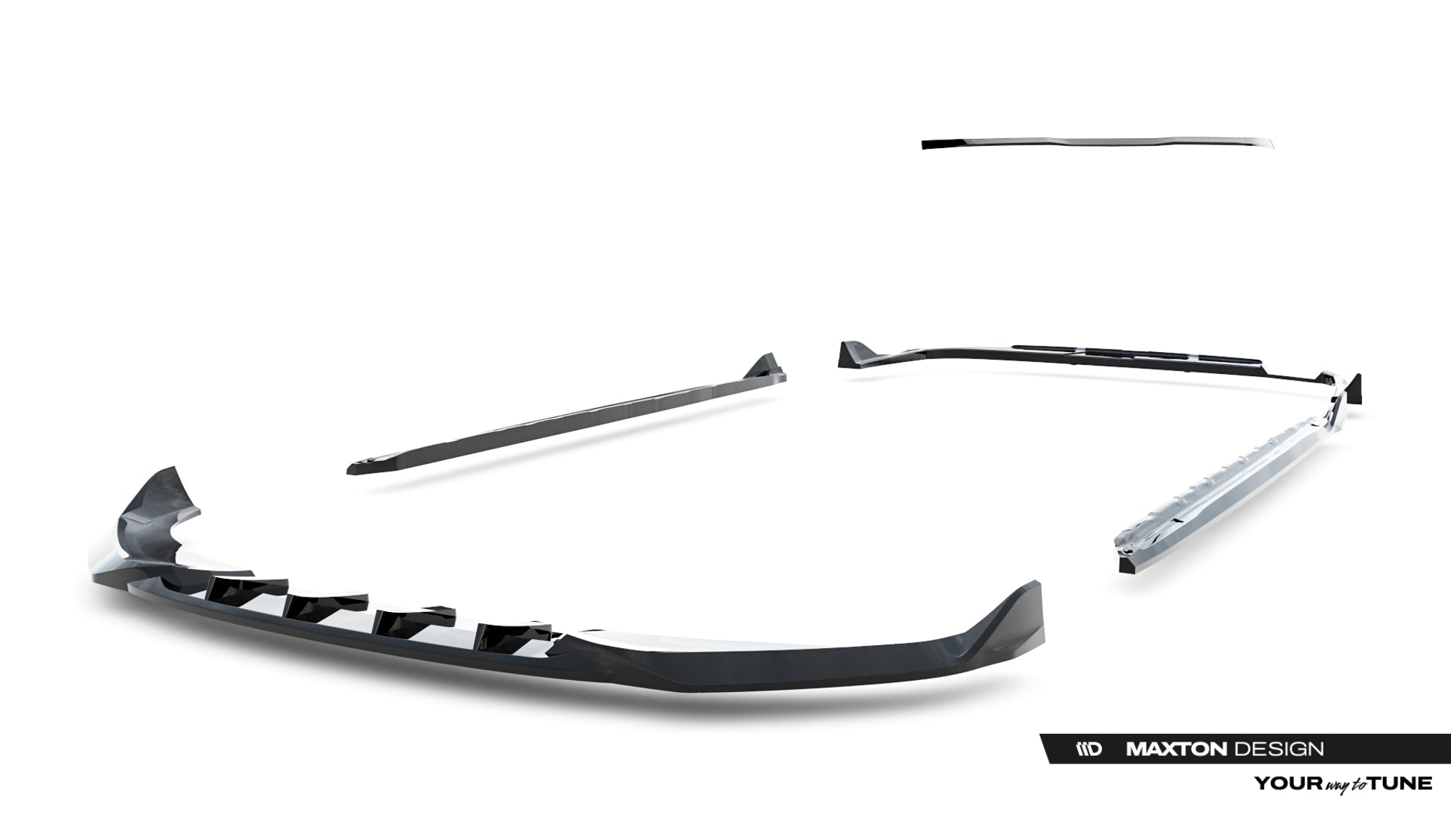 Frontspoiler Lippe, Seitenschweller, Heckdiffusor V.2 Audi A6 S-Line Avant C9